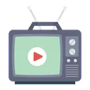 Free Tv Television Broadcast Icon