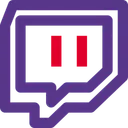 Free Twitch Social Logo Social Media Icon