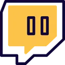 Free Twitch Social Logo Social Media Icon