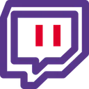 Free Twitch Social Logo Social Media Icon