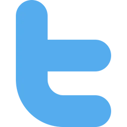 Free Antiguo logotipo de twitter Logo Icono