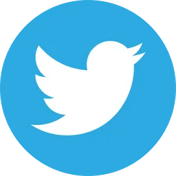Free Twitter circle Logo Icon