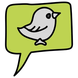 Free Twitter message  Icon
