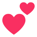 Free Hearts Flat Icon