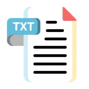 Free Txt Files And Folders File Format Icon