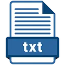 Free Txt Format File Icon