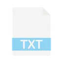 Free Txt File  Icon