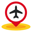 Free Ubicación del aeropuerto  Icono