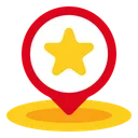 Free Ubicación de la estrella  Icono