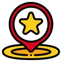 Free Ubicación de la estrella  Icono