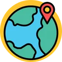 Free Ubicación mundial  Icon