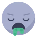 Free Ubriaco Faccia Vomito Icon