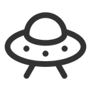 Free Ufo Spaceship Space Icon