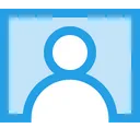 Free User Screen Contact Icon