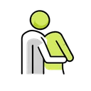 Free Umarmung Trost Unterstutzung Symbol