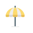 Free Umbrella Stall Protection Icon