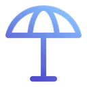 Free Umbrella, beach umbrella, sun umbrella, summer, vacations  Icon