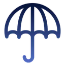 Free Umbrella Protection Rain Icon