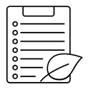 Free Umweltbericht  Symbol