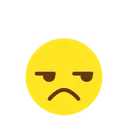 Free Unamused Person Emoji Icon