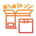 Free Package Unpacking Delivery Icon