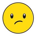 Free Uncertain Emoji Face Icon
