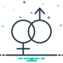 Free Unisex Sex Heterosexual Icon
