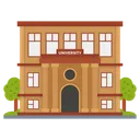 Free University Educational Institute Building Icon