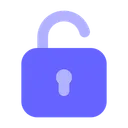 Free Unlock Lock Open Pad Lock Icon