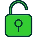 Free Unlock Open Lock Access Icon