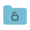 Free Unlock Folder  Icon