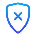 Free Unsafe Unlock Security Icon