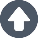 Free Up Arrow  Icon