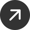 Free Up Rigt Arrow Direction Icon