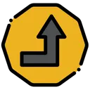 Free Arrow Sign Board Traffic Sign Board Icon