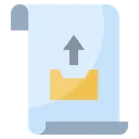Free Upload File  Icon