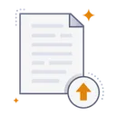 Free Upload File  Icon