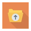 Free Upload Folder Archive Icon