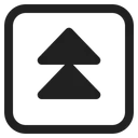 Free Up Button High Icon