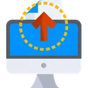 Free Uploud Data Upload To Computer Upload File Icon