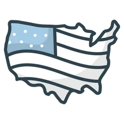 Free Usa Map  Icon