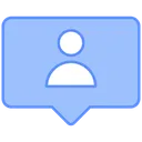 Free User Chat Communication Message Icon