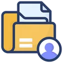 Free File Folder Document Folder File Pocket Icon