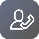 Free User Ui Call Icon