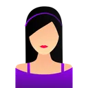 Free Girl Female Employee Icon