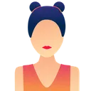 Free Girl Female Employee Icon