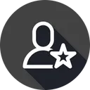 Free User Star Favourite Icon