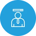 Free User Employee Performance Icon