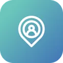 Free User Pin Marker Icon