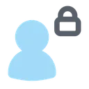Free User Lock Person User Icon